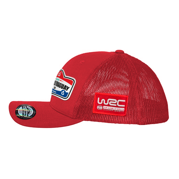 Gorra con Red Oficial WRC 2025 Rojo