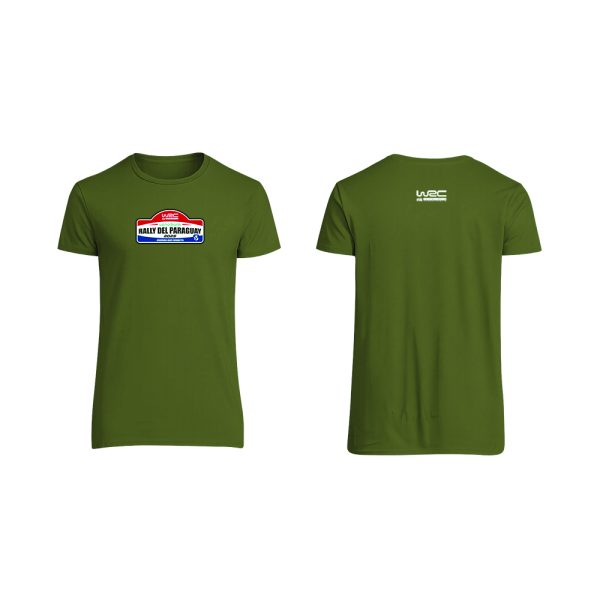 Remeras Cuello Redondo Verde Oficial WRC 2025
