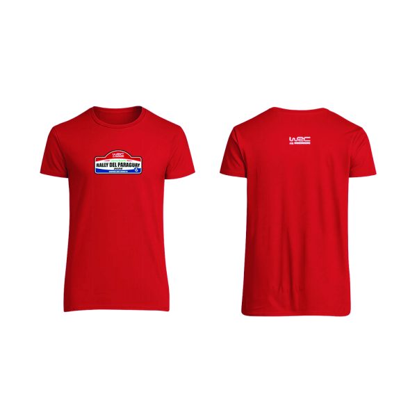 Remeras Cuello Redondo Rojo Oficial WRC 2025