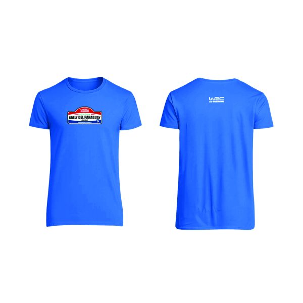Remeras Cuello Redondo Azulina Oficial WRC 2025 Versión 1