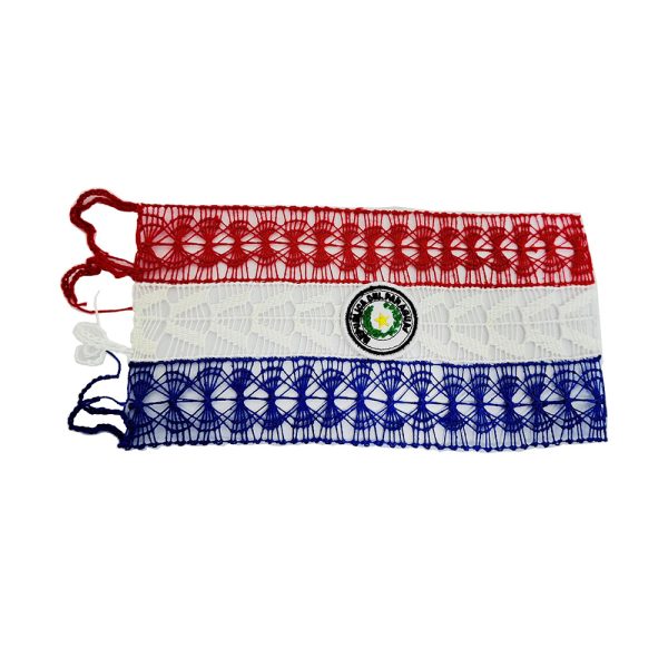 Banderitas Paraguay en ñanduti