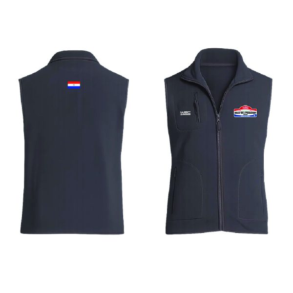 Chaleco Negro con Cuello Unisex Oficial WRC 2025