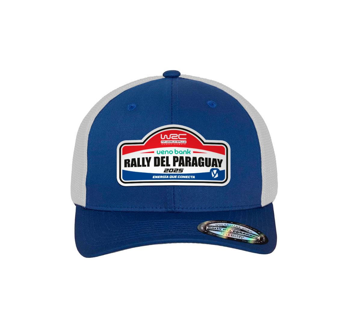Gorra con Red Oficial WRC 2025 Combinado Azul Gris - Imagen 2