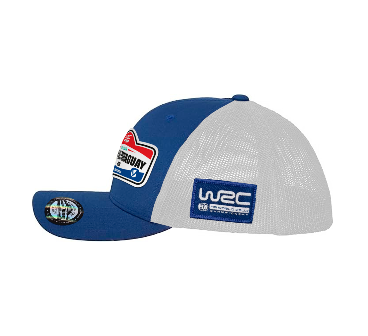 Gorra con Red Oficial WRC 2025 Combinado Azul Gris - Imagen 1
