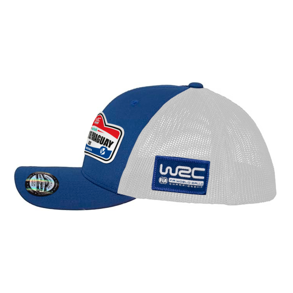 Gorra con Red Oficial WRC 2025 Combinado Azul Gris