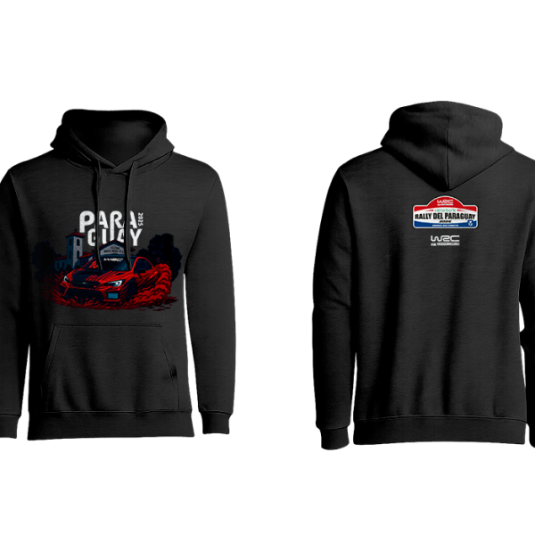 Hoodie Negro WRC - Versión 2