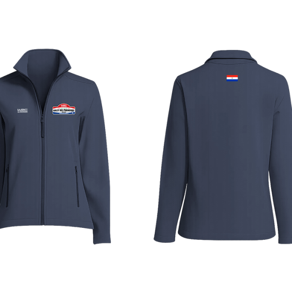 Campera Softshell Azul Fem